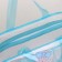 Cosmetic bag with lightning, blue color