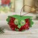 Soft suspension "Council - Fluffics" 5*7 cm red
