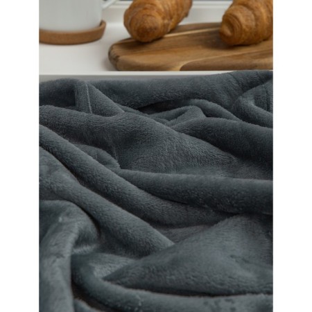 Texrepublic blanket, size 150x200 cm, gray color-6