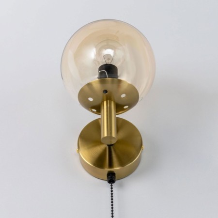 Sconces Citilux "Charlize" CL143413, 13x20.5 cm, 1x40W, E14, brown color-7