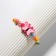 Bracelet Children's "chosen" butterfly with a flower, color mix
