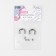 Fasteners for handles on a bag, metal, 1.8 × 1.5 × 0.5 cm, 2 pcs, 4 screws, silver color