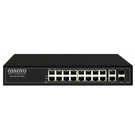 OSNOVO SW-8182/L (300W) switch, uncontrollable, 16x10/100/1000base-T