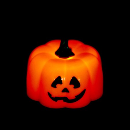 Candle "pumpkin", LED, species mix-4