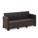 Sofa Garden Bore 3-Local 180 x 66 x 76 cm, wenge