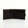 Male purse on the button, Textura, for cards, for coins, brown color