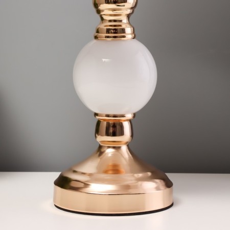 Daile table lamp E27 40W white-gold 25x25x44 cm-3