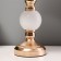 Daile table lamp E27 40W white-gold 25x25x44 cm