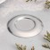 Summary for a tea candle metal, 7.5x7.5x0.5 cm, d-40 chrome