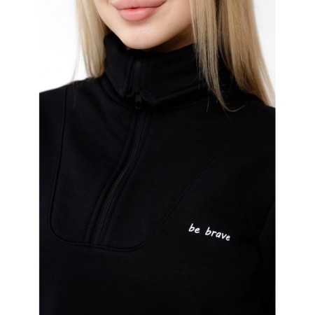 Women's suit BE Brave, size 48, black color-5