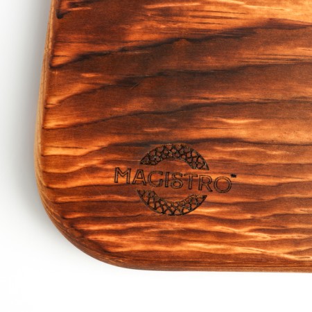 Board for feeding from natural cedar MAGISTRO, 30 × 20 × 2 cm, solid array-4