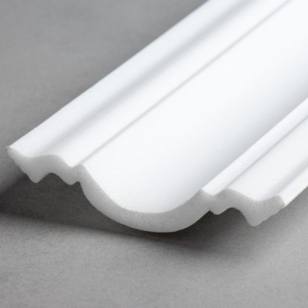 Ceiling skirting board C49/70 70x70x200, white-1