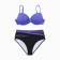 Separate female swimsuit, blue color, size 54