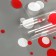 Film for flowers "confetti" red+white 0.7 x 8.2 m, 40 mkm
