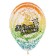 Shar Latex 12 "Graffiti Hyp", transparent crystal, set of 10 pcs., Mix