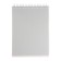 Notepad A6, 80 sheets of a cage, on the crest of Velvet white, plastic cover, micropercitual for separation