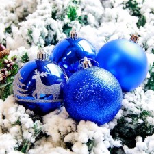 Set of balls plastic D-8 cm, 6 pcs 