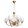 Palermo chandelier, size 67x110x67 cm, 240W 6xe27