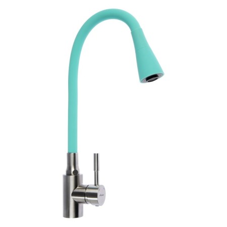 Accoona A9890K-3 kitchen mixer, single-leaf, flexible surge, 2 modes, turquoise