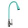 Accoona A9890K-3 kitchen mixer, single-leaf, flexible surge, 2 modes, turquoise