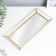Standing interior glass with a “rectangle” mirror 3x16x35 cm