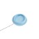 MasterProf bathtub plug IS. 110649, D = 45 mm, PVC, with chronic. chain, blue