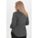 Female blouse, size 54, dark gray color