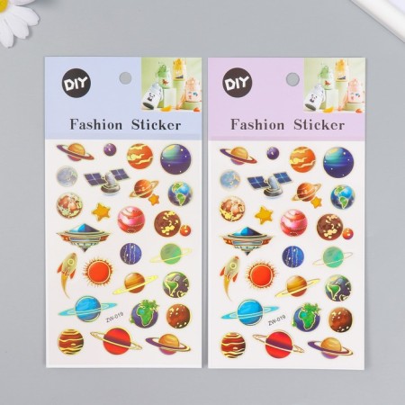Plastic Plastic sticker with gold 10.2x20.5 cm-3