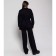 Women's costume (cardigan/trousers), black color, size 42-46 (One size)
