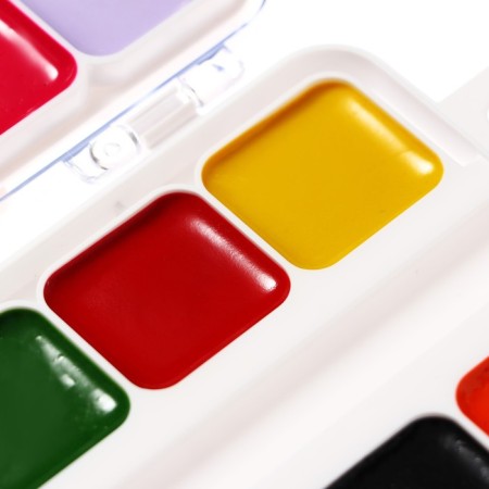 Watercolor 16 colors Calligrata, plastic, euro suspension-3