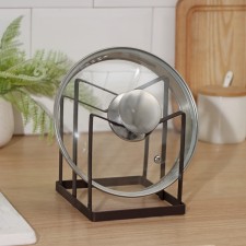 Holder for covers and cutting boards of a shade, 12.5 × 16 × 15 cm, black color
