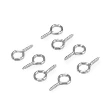 Shurup-ring Stroybat, white zinc, m2x20 mm, 8 pcs
