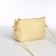 Bag Women's Cross-Bodi with a zipper, beige color