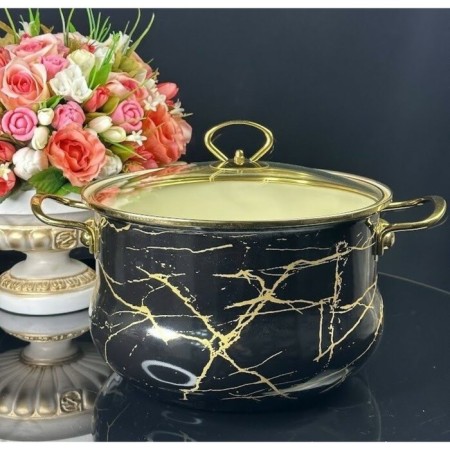 Poster Lenardi "Black Marble", with a lid, 6.5 liters