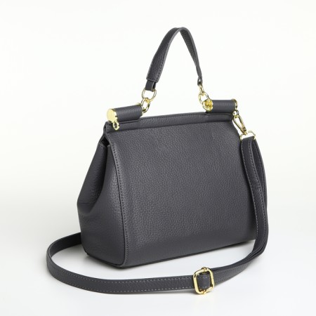 Women's bag on the magnet Textura, small size, color gray-2