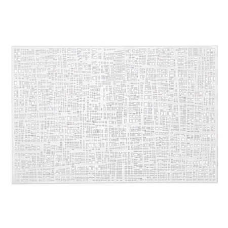 Hot stand Zeller, size 30x45 cm, white color
