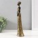 Souvenir Polystone "African in a dress with a coloring zebra" 6.8x6.3x29.3 cm