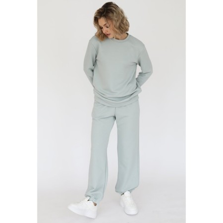 Knitwear trousers with an elastic band on the bottom, size 46-8