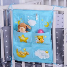 Organizer for storage for the crib 