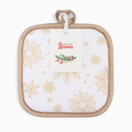 Take a shares of snowflakes gold 17*17 cm, 100% p/e-4