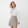 Women's blouse Minaku: Casual Collection Color White, Rr. 44