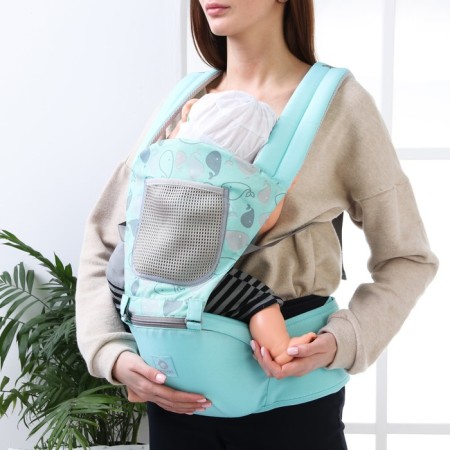 Backpack-Kenguru/hipvis "fish", turquoise color