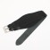Watch strap, male, 18 mm, length 26 cm, genuine leather, black
