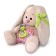 Soft toy "Bunny Mi", with a frog, 15 cm