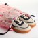 Back for shoes on the lace, pink color