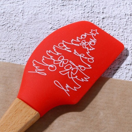 Silicone “Christmas tree” spatula, 26 x 5 cm-3