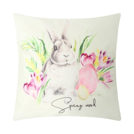 Pillowess Decorative Ethel "Easter Rabbit" 40x40 cm, polyester, velor