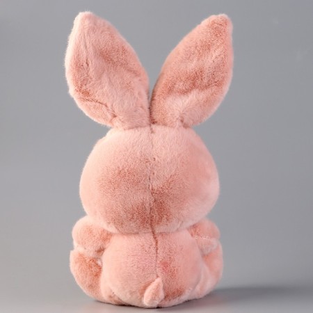 Soft toy "Bunny", 21 cm, pink-3