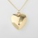 Pendant "chain" medallion, heart, color gold, 45cm