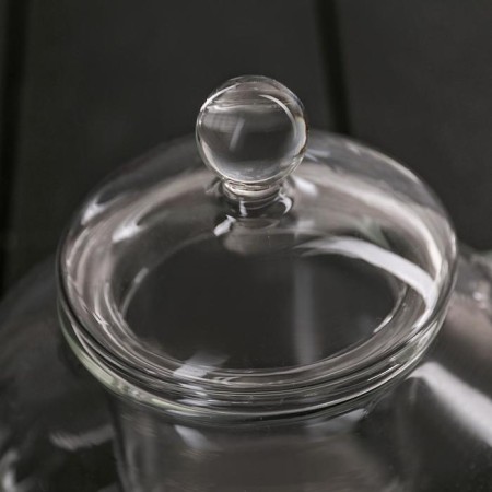 Hot teapot with glass sieve, 1 liter-4